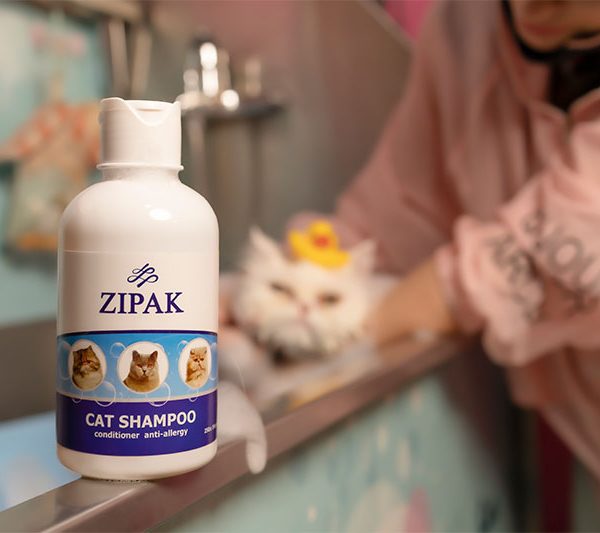 شامپو نرم کننده و حالت دهنده موی زیپک مخصوص گربه سایز ۲۵۰ میل